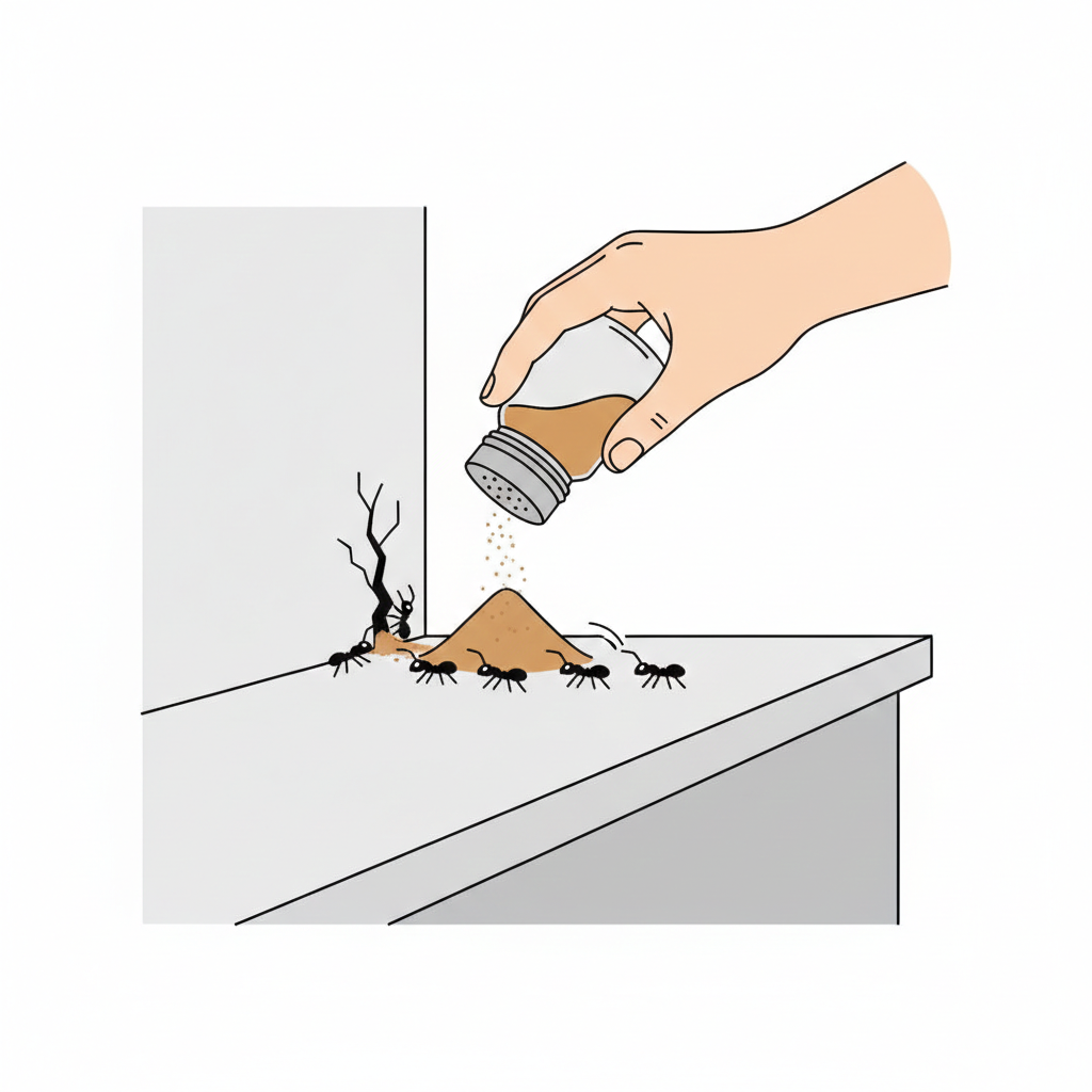 Afastando formigas